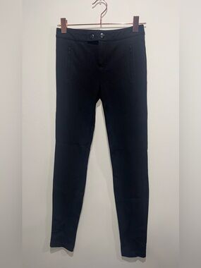 Vince Black Double Stitch Front Seam Stretch Skinny Pants Size 2